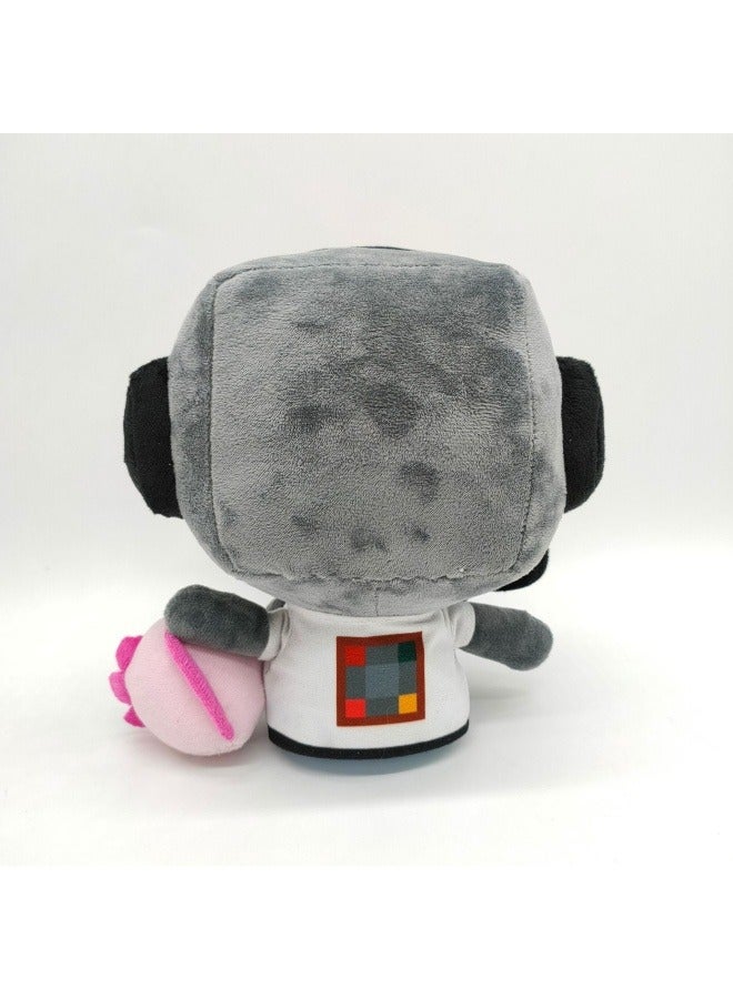 bobicraft wild wolf plush toy gray headset dog character doll cute plush toy the best gift for family and friends - Image 3