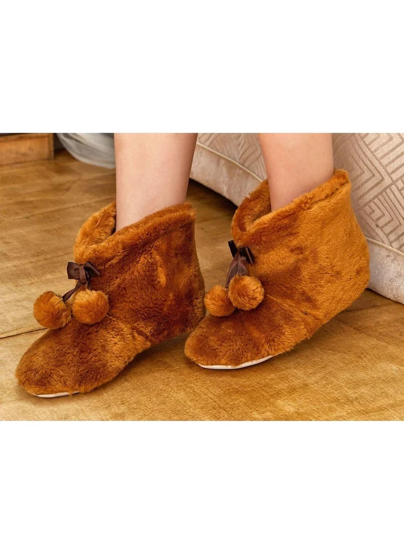 Cossy By Aqua 26 Women's Pompom House Boots-Camel