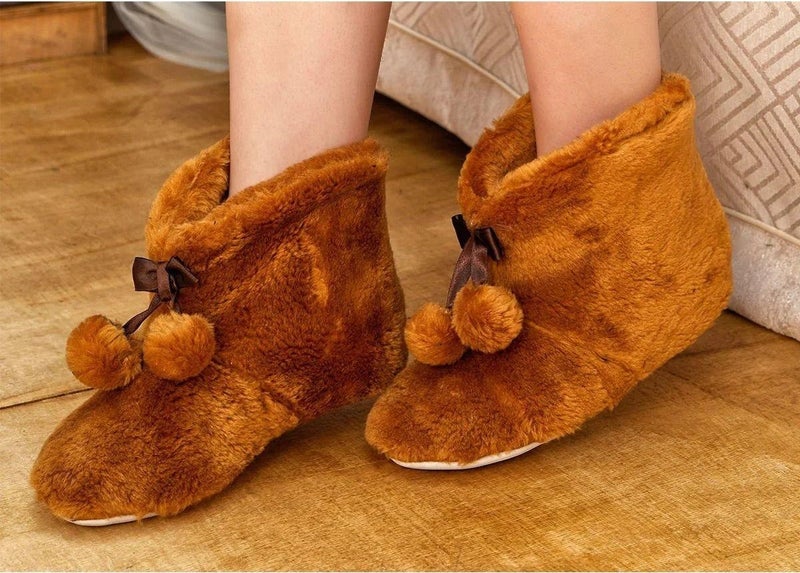 Cossy By Aqua 26 Women's Pompom House Boots-Camel