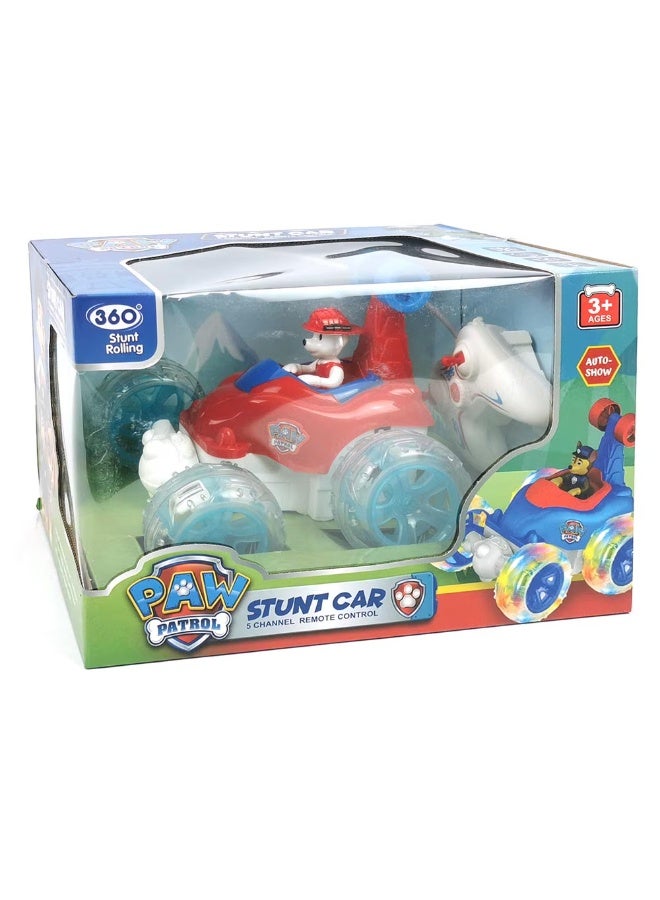 PAW PATROL RC Rechargeable 360 Degree Twisting Stunt Car with Music & Lights for Kids - Image 3