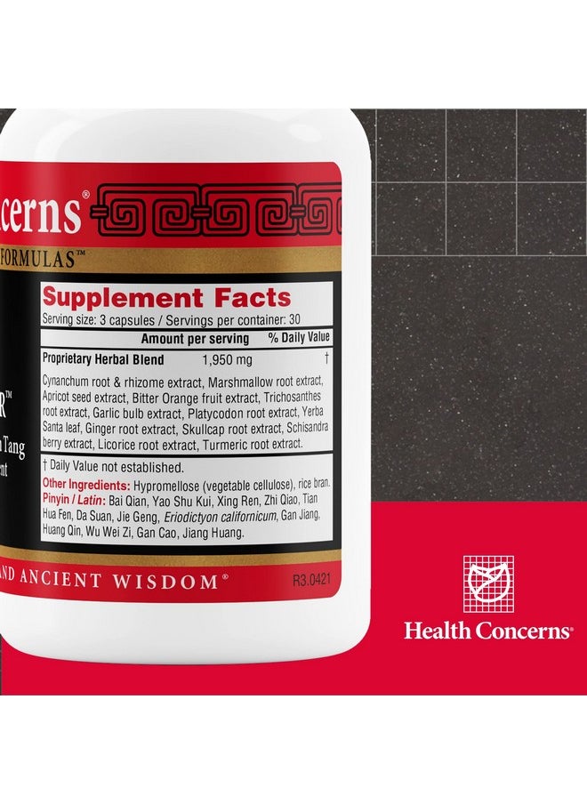 Health Concerns Clear Air - Lung Health & Respiratory Support Supplement - 90 Capsules  - Image 2