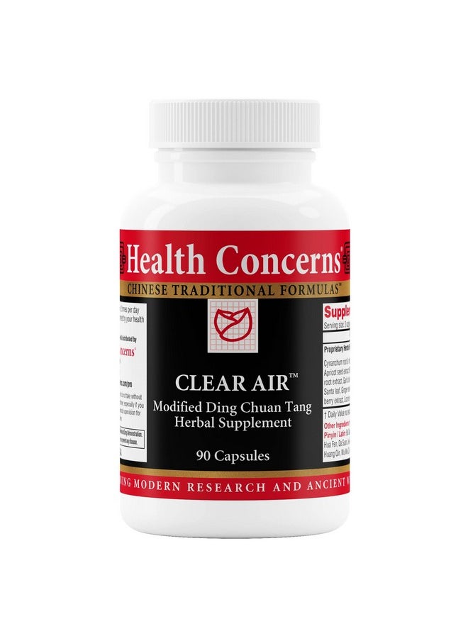 Health Concerns Clear Air - Lung Health & Respiratory Support Supplement - 90 Capsules  - Image 1