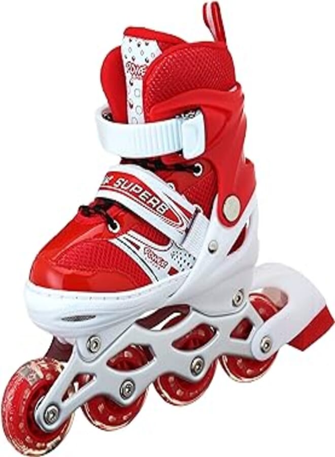 ROLLO TRANS patinage 1 ROW- RED - SMALL- SIZE