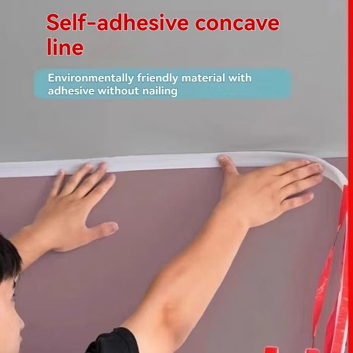 Glue-free internal corner line self-adhesive floor door and window edge trim corner decorative strip cabinet countertop edge banding gap sealer