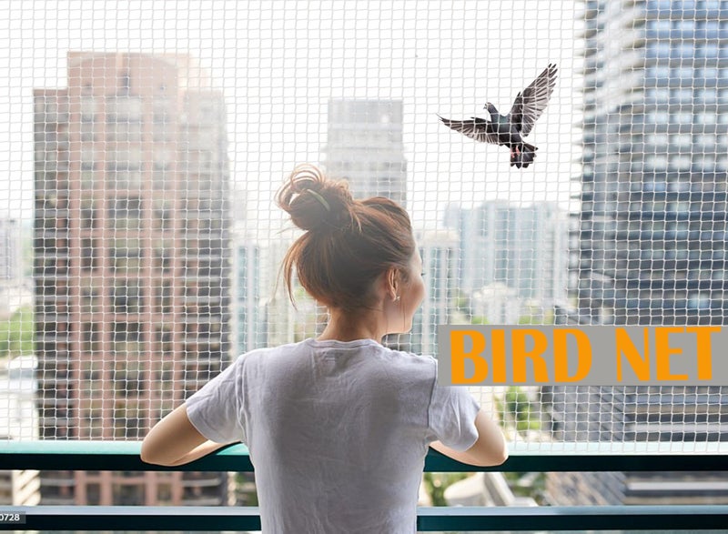 BENAVJI Bird Net/Anti Bird Net/Pigeon Net/Garden Net/Bird Control Net UV Stabilised HDPE Monofilament Netting Solution Natural Color (10 FT X 20 FT) - Image 3