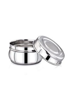 Expresso Expresso Stainless Steel Small/Mini Box Dabba/Container/Storage Box, Set of 6 (75 ml)  - Image 2