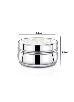 Expresso Expresso Stainless Steel Small/Mini Box Dabba/Container/Storage Box, Set of 6 (75 ml)  - Image 5