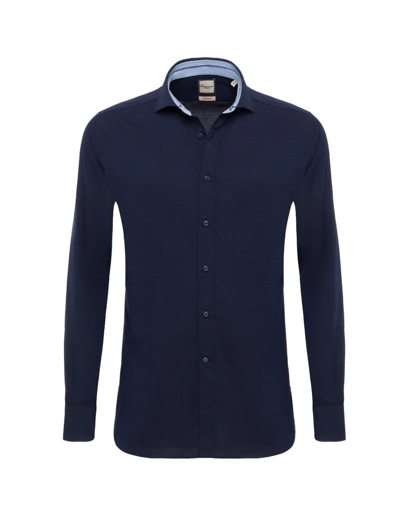 كاميتشسما Trendy Blue Navy Shirt