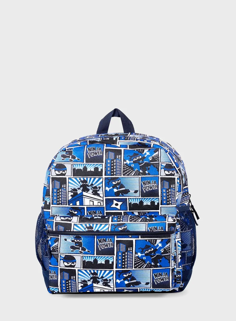THE CHILDRENS PLACE Kids Ninja Print Backpack