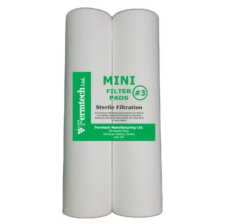 Fermtech Mini 2 Wine Filtration Bundle (#1/#2/#3 Filter Pads) - Image 4