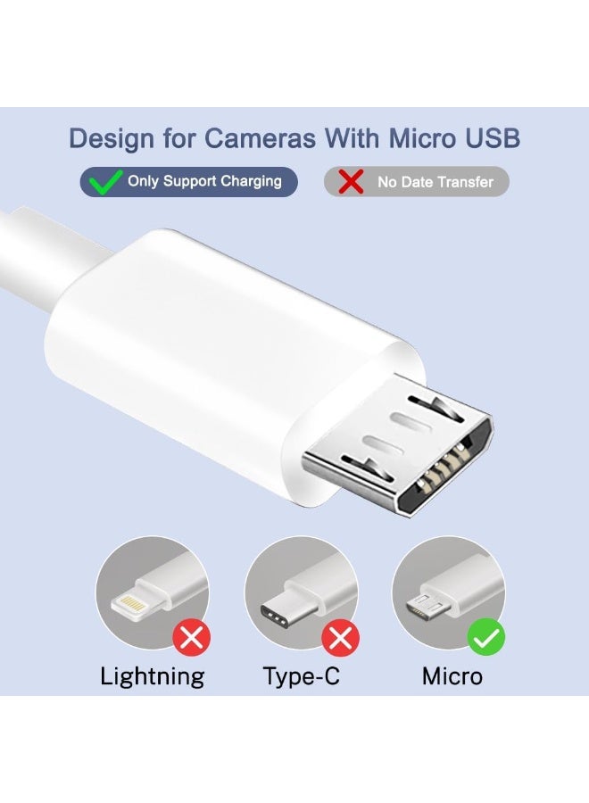 Extended Charging Cable for Security Cameras – Micro USB Power Cord for Mi 360 Home Camera and Other Devices - Image 3