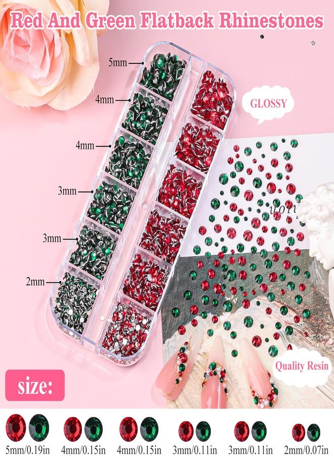 editTime 12000 Pieces Nail Art Rhinestones Crystals AB Flatback Rhinestones Stones Gems with Pick Up Tweezer and Brush for Nail Art Makeup Shoes Clothes Crafts (kit-1) - Image 2