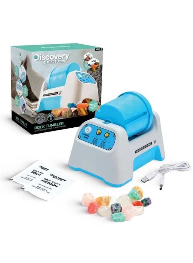 Discovery Mindblown Rock Tumbler Motorized Stone Polishing Kit (6 Pieces) - Image 2