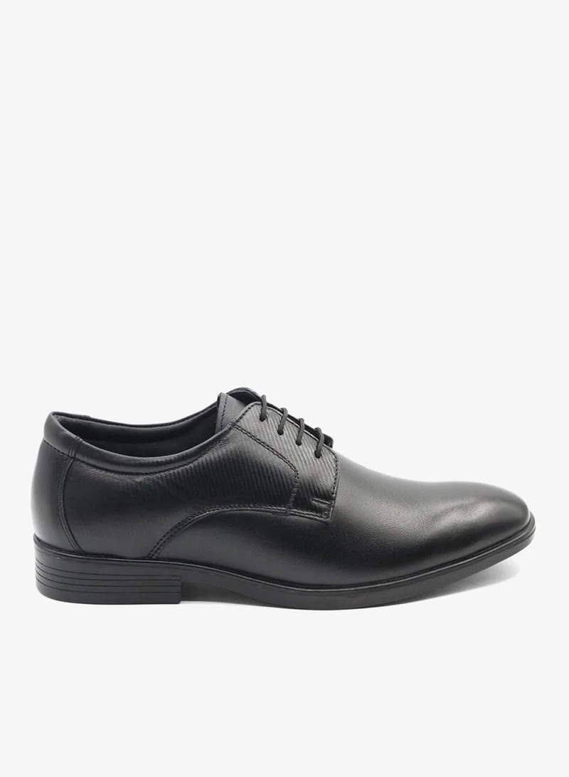 Geoomnii black Formal Lace-Up Shoes for Men – Elegant & Comfortable Office Footwear for Men | Best Price UAE
