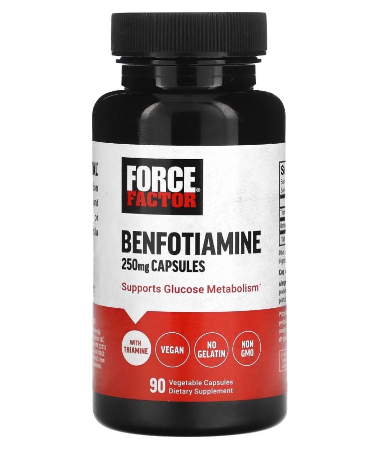 Force Factor Benfotiamine 250 mg 90 Vegetable Capsules