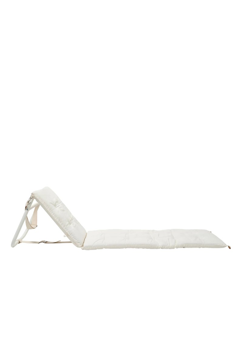 Sunnylife Reclining Beach Chair for Adults, Casa Cream, Adjustable Foldable Outdoor Lounger, Portable & Comfortable for Beach, Camping & Patio, Camping Essentials - Image 2