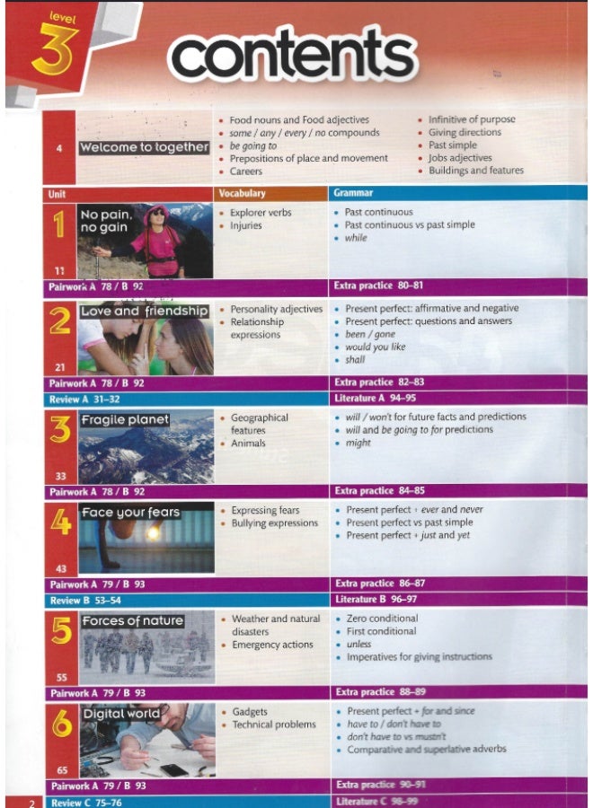 Oxford Together - English course for Teenagers level 3_students_book_workbook - Image 3