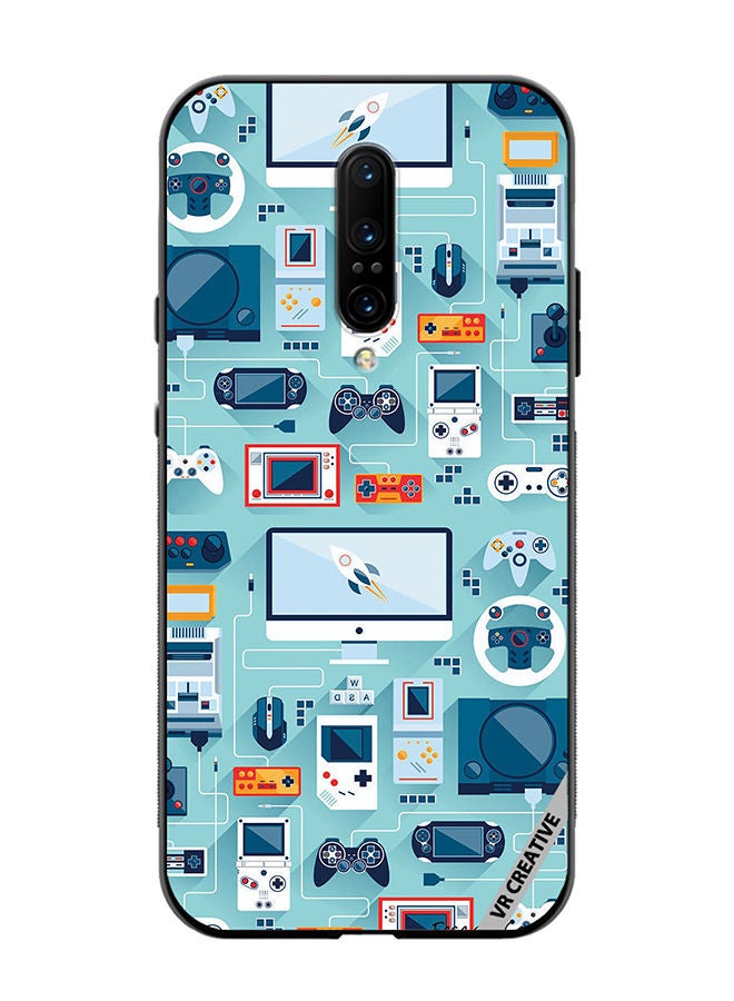 VR CREATIVE Protective Case Cover For OnePlus 7 Pro Ps 5 Remote Controls Design Multicolour - Image 1
