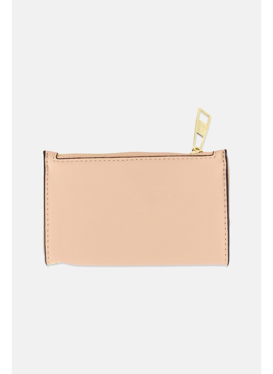 London Fog Women Bifold Wristlet Wallet 8 H x 14 L x 1 W cm, Cream  - Image 3
