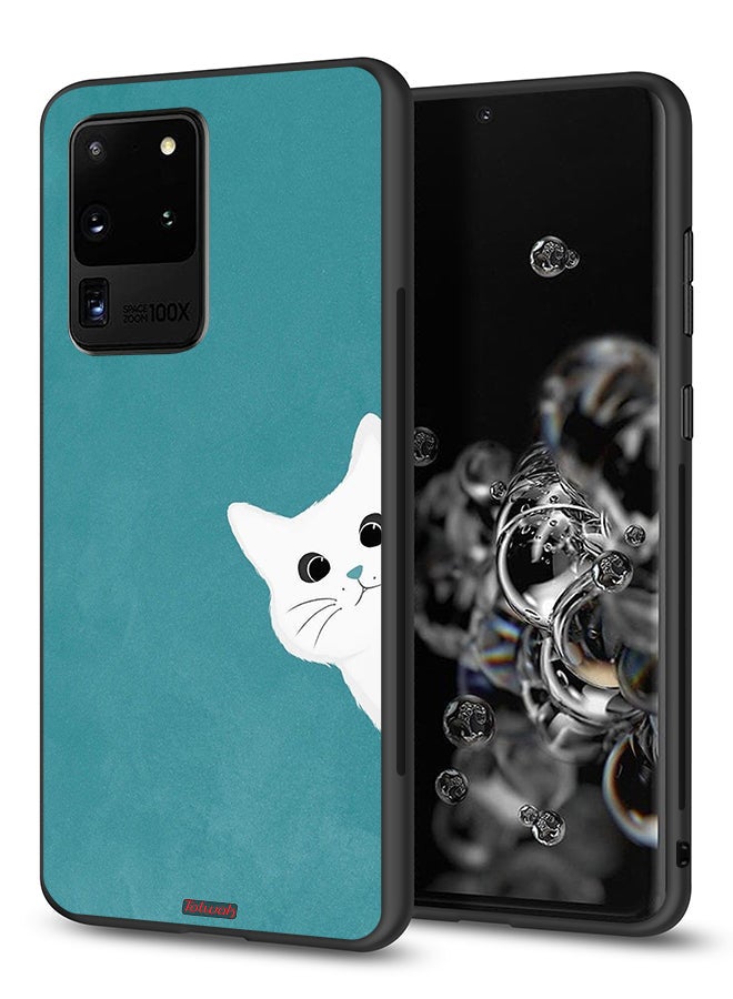 Tolwak Samsung Galaxy S20 Ultra Protective Case Cover Cat Appearing - Image 1