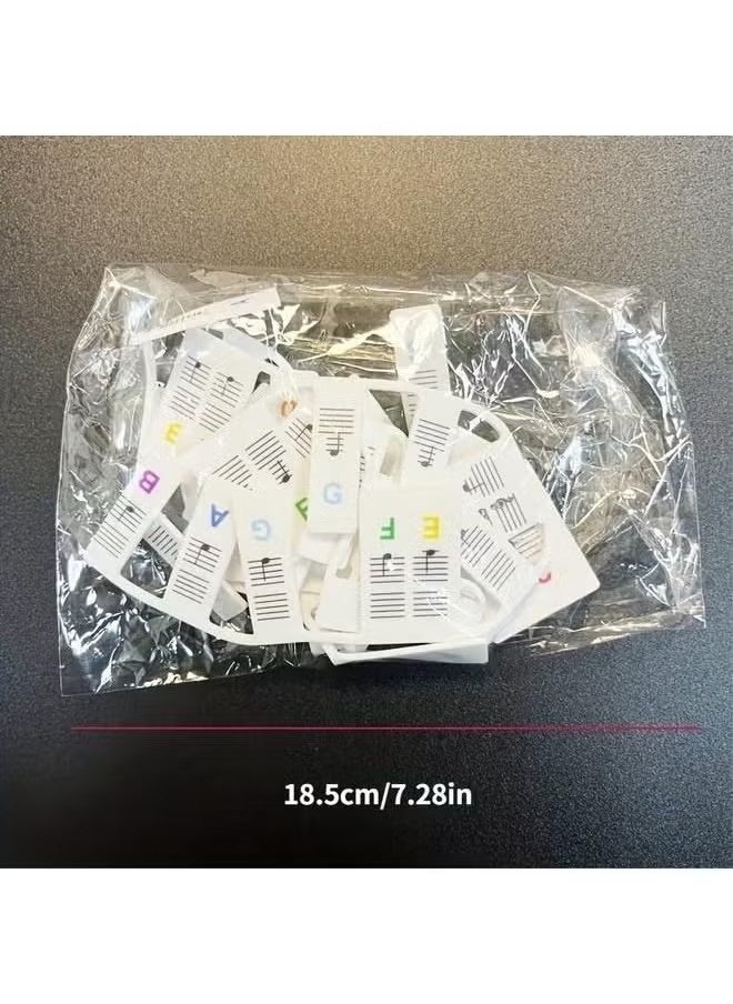 الضفدع الحقيقي دليل ملاحظات البيانو القابل لإعادة الاستخدام للمبتدئين، ملصقات ملاحظات لوحة مفاتيح البيانو القابلة للإزالة للتعلم، 88 مفتاحًا بالحجم الكامل مصنوعة من السيليكون، لا حاجة إلى ملصقات للأطفال والطلاب  - Image 5