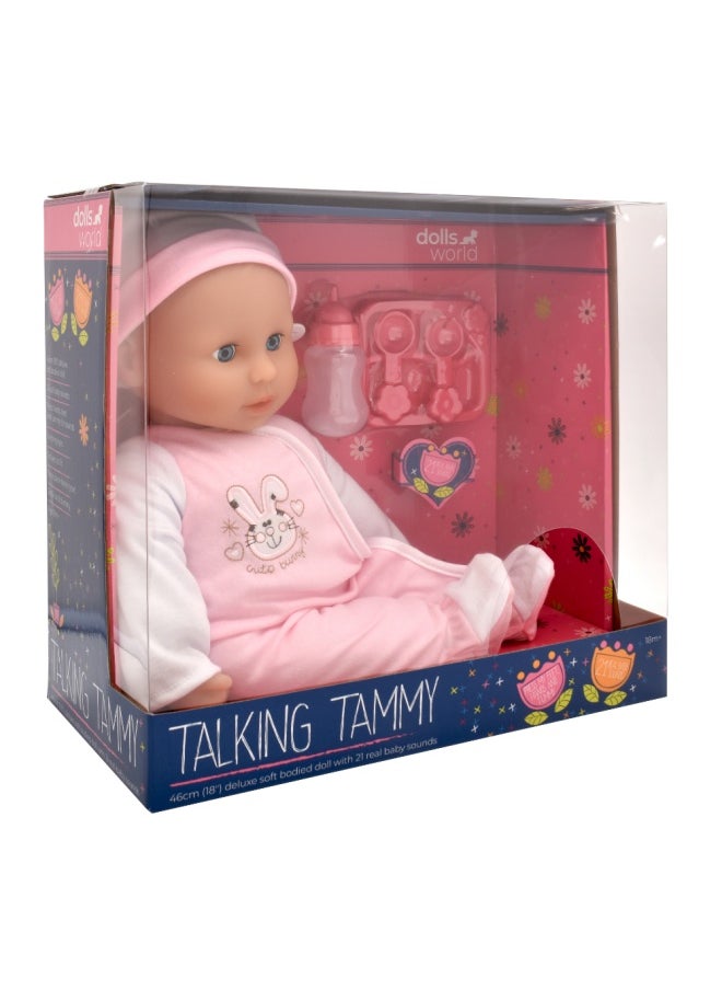 dolls world Talking Tammy 18 inch Baby With Sleeping Eyes & Sounds from Peterkin gift for kids of Age above 3 years  - Image 2
