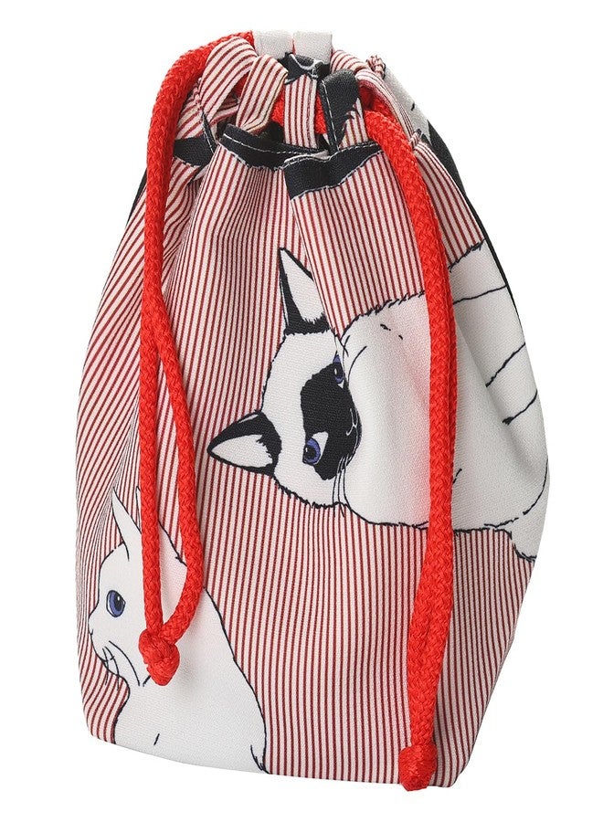 CAMDOM Japanese Drawstring Bag Kimono Handbag Blossom Sakura Bag Vintage Jewelry Coin Purse Gift Bag - Image 3