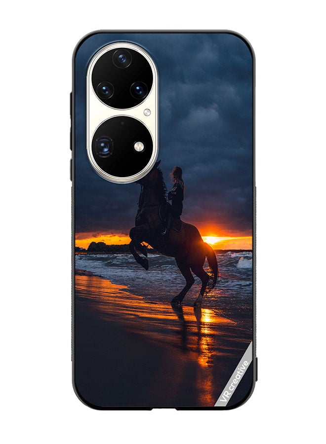 VR CREATIVE Protective Case Cover For Huawei P50 Pro Horse1 Design Multicolour - Image 1