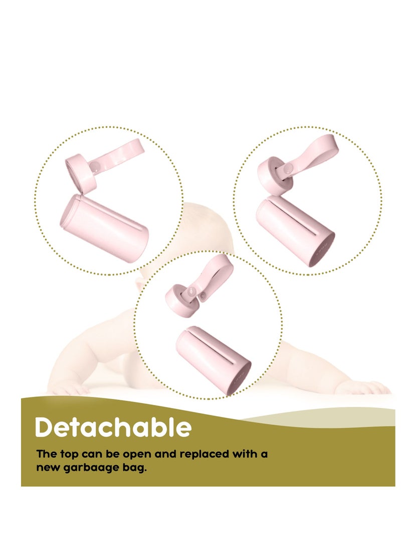Luqu Diaper Disposal Bag Dispenser with 2 Biodegradable Garbage Bag Rolls - Pack Of 5