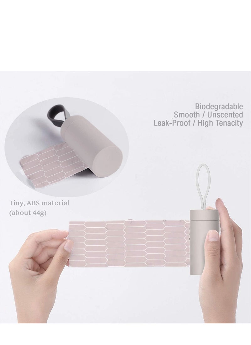Luqu Diaper Disposal Bag Dispenser with 2 Biodegradable Garbage Bag Rolls - Pack Of 5