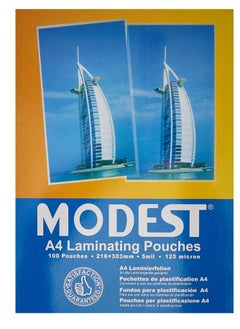 MODEST Modest A4 Laminating Pouch, 100 Pouches 