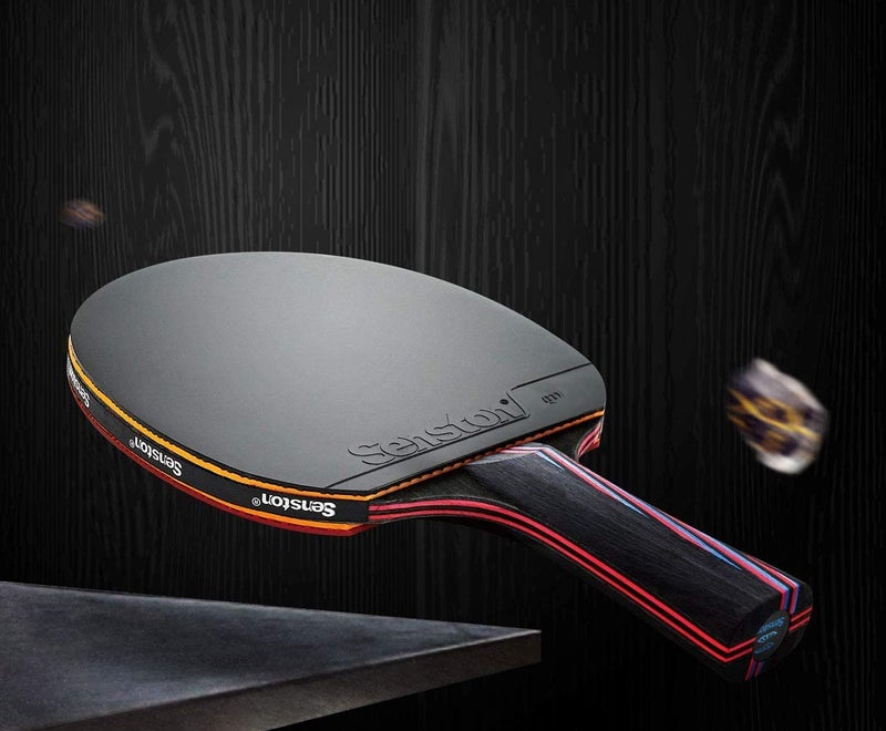 Senston Professional Table Tennis Paddles with Ping Pong Balls, Advance Intermediate Ping Pong Paddles Set of 2, Table Tennis Racket with Balls and Carry Case - Image 3