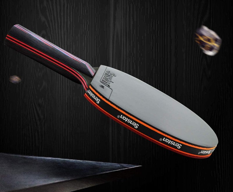Senston Professional Table Tennis Paddles with Ping Pong Balls, Advance Intermediate Ping Pong Paddles Set of 2, Table Tennis Racket with Balls and Carry Case - Image 2