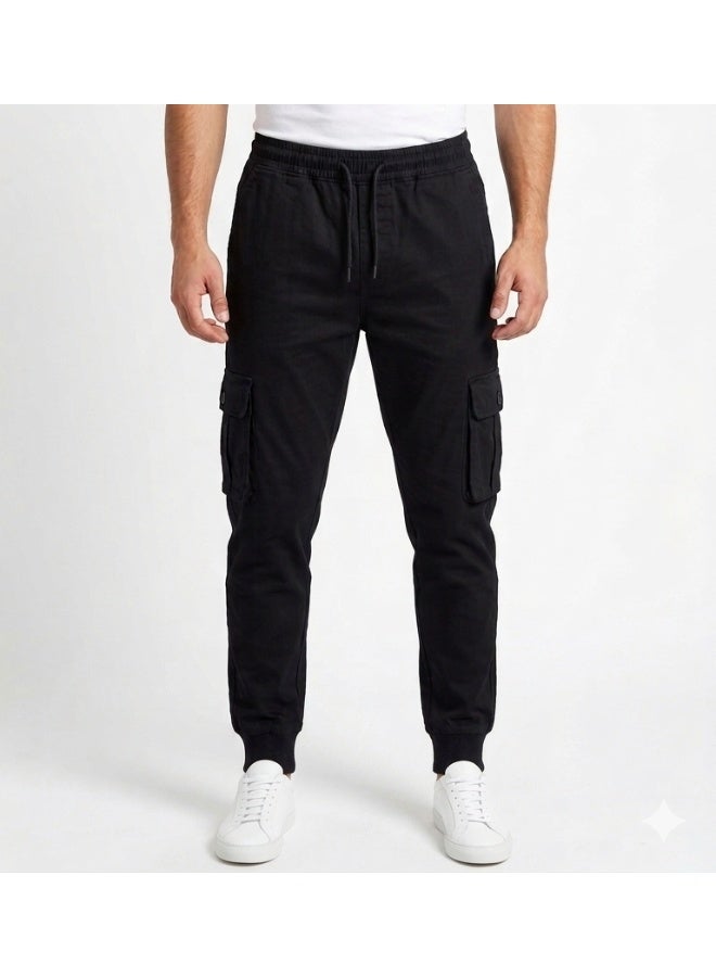 Men’s Modern Cargo Pants - Black