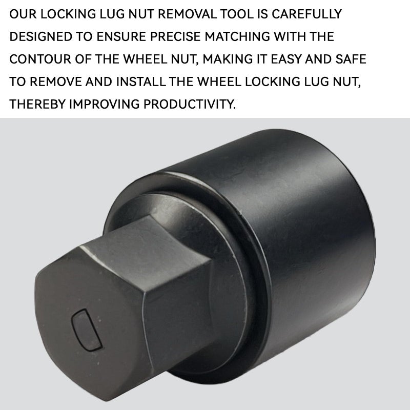 Eponcia D-Wheel Lock Key Locking Lug Nuts Key Removal Tool for Toyota Lexus Tacoma, Anti-Theft Wheel Lock Lug Nut Bolt Screw Remover Socket Adaptor, Tire Locking Lugnut Tool for Removal Installation - Image 4