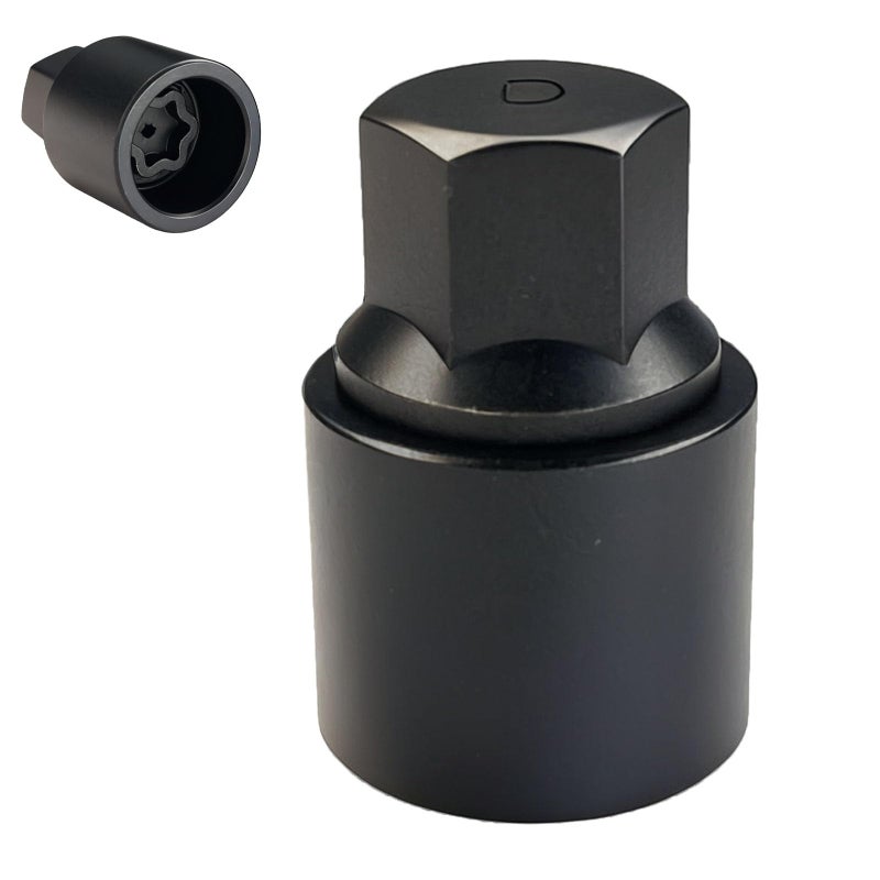 Eponcia D-Wheel Lock Key Locking Lug Nuts Key Removal Tool for Toyota Lexus Tacoma, Anti-Theft Wheel Lock Lug Nut Bolt Screw Remover Socket Adaptor, Tire Locking Lugnut Tool for Removal Installation - Image 1