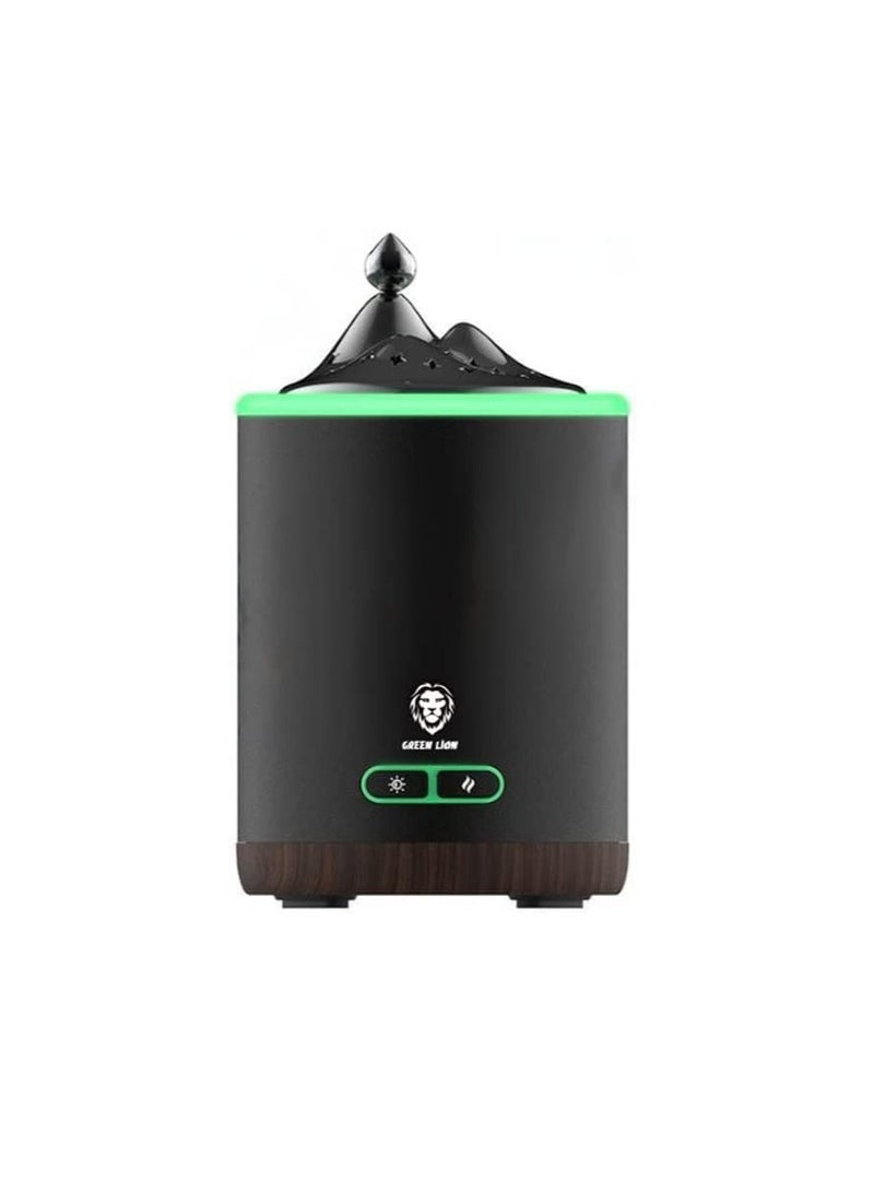 MINI SMART  LION BUKHOOR BURNER Incense Burner with Light For All Seasons | Suitable for Home / Hotel / Office / Bedroom (Black) - Image 1