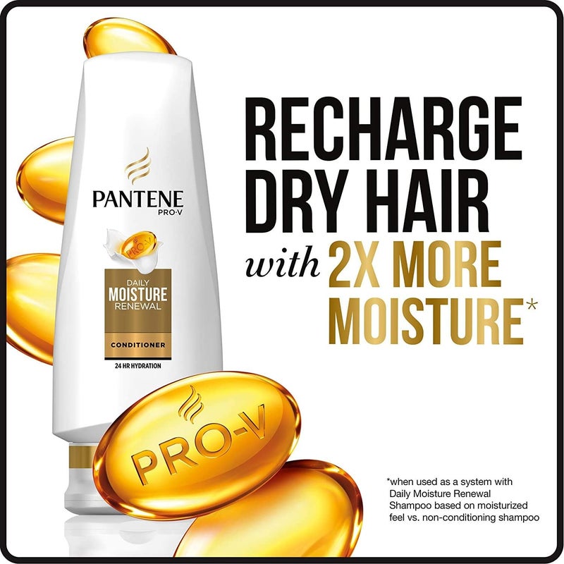 Pantene Pro-V Daily Moisture Renewal Conditioner, 3.38 fl oz - Image 5