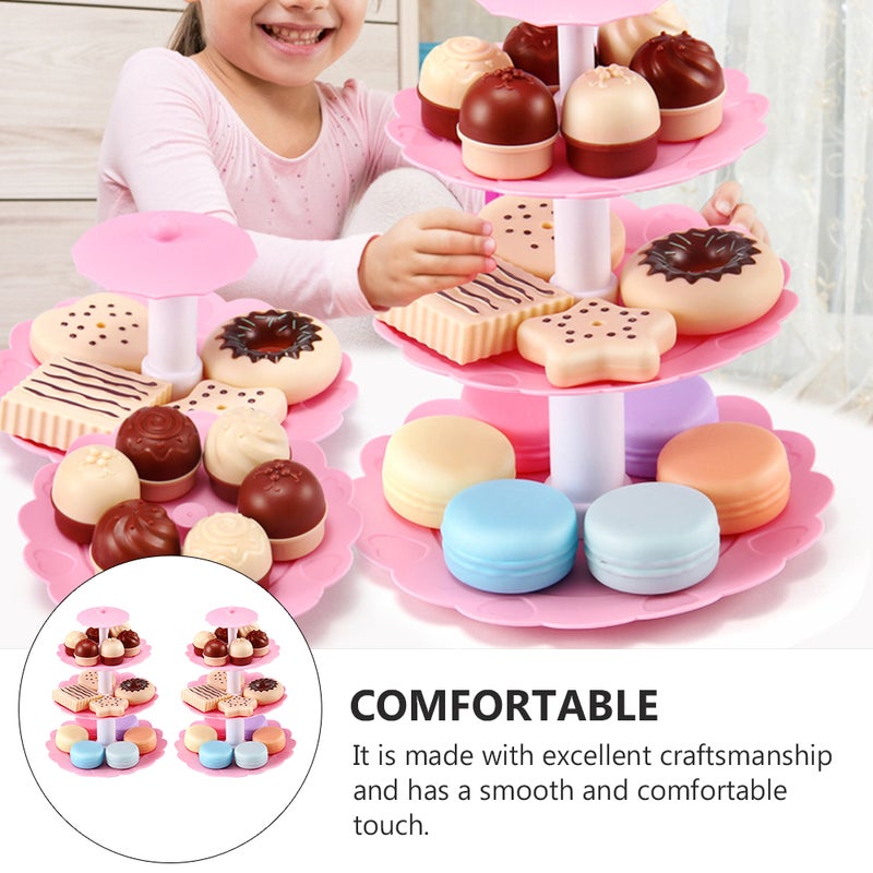 2 Sets Kids Simulation Birthday Cake Toys Playing House Plaything - Image 5
