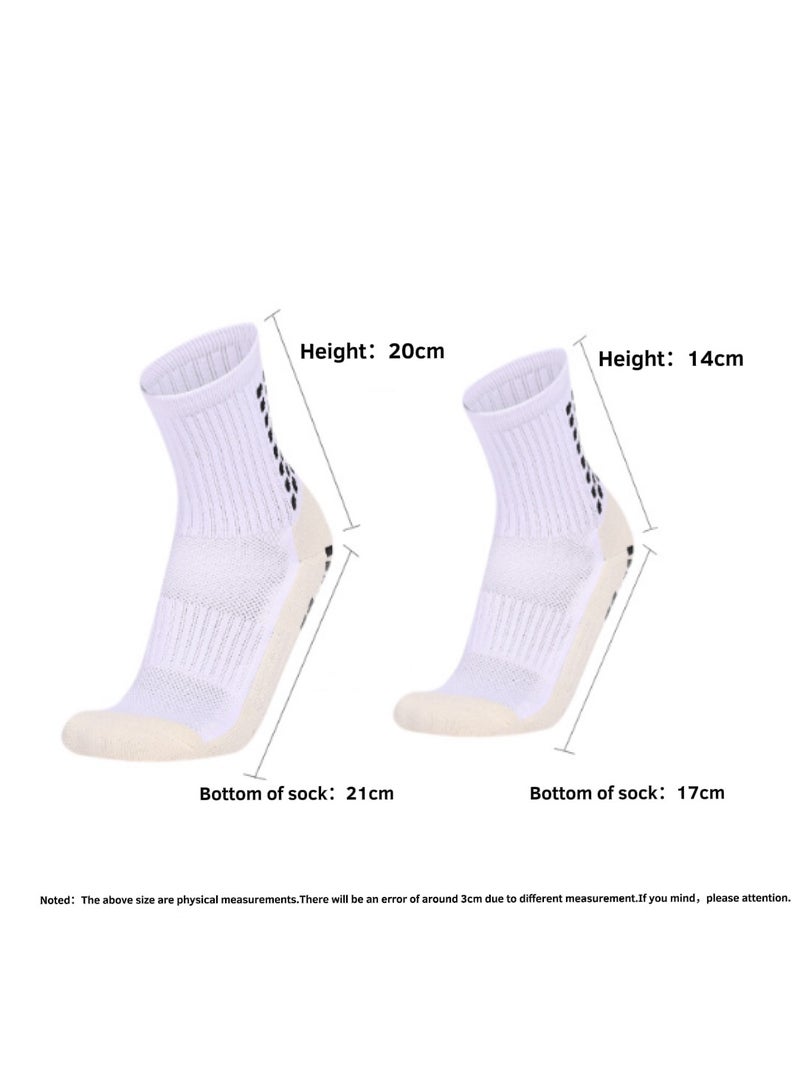 Kenzs 3 Pairs of Football Anti-Slip Socks Gel Socks for Men Women Kids Anti-Slip Football Socks Suitable for Football Basketball Yoga - Image 3
