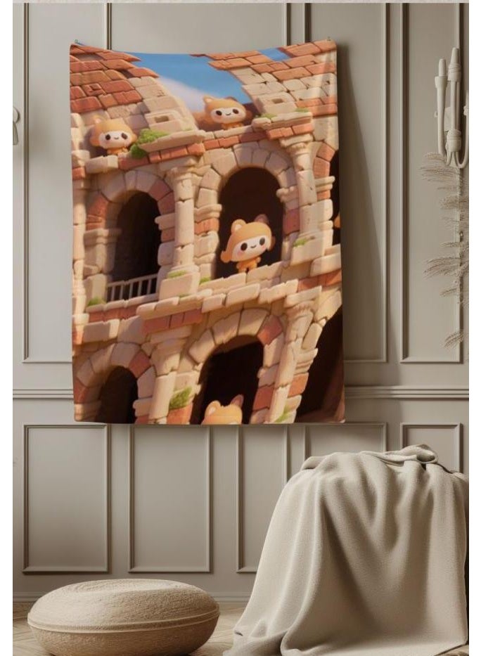 general Baby and children's cartoon flannel thin blanket (warm and comfortable, suitable for sleep, game use) 70cm*100cm - Image 3