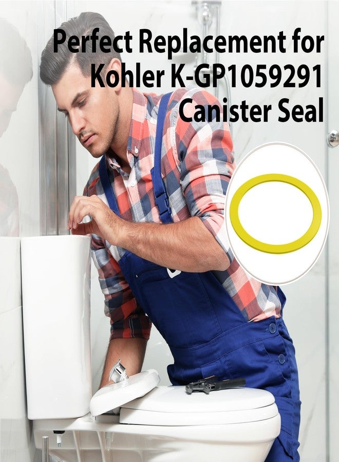 Ullnosoo Flush Valve Seal for Kohler, 3 Pack Upgraded Silicone Toilet Replacement Tank Parts for K-GP1059291 Canister Flush Valve Kit Gasket - Image 5
