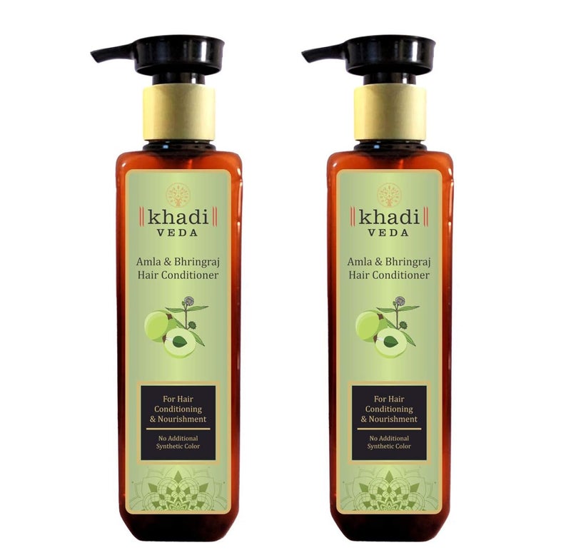 Khadi Veda Amla Bhringraj Hair Conditioner For Hair 200Ml Each Pack OF 2 - Image 1