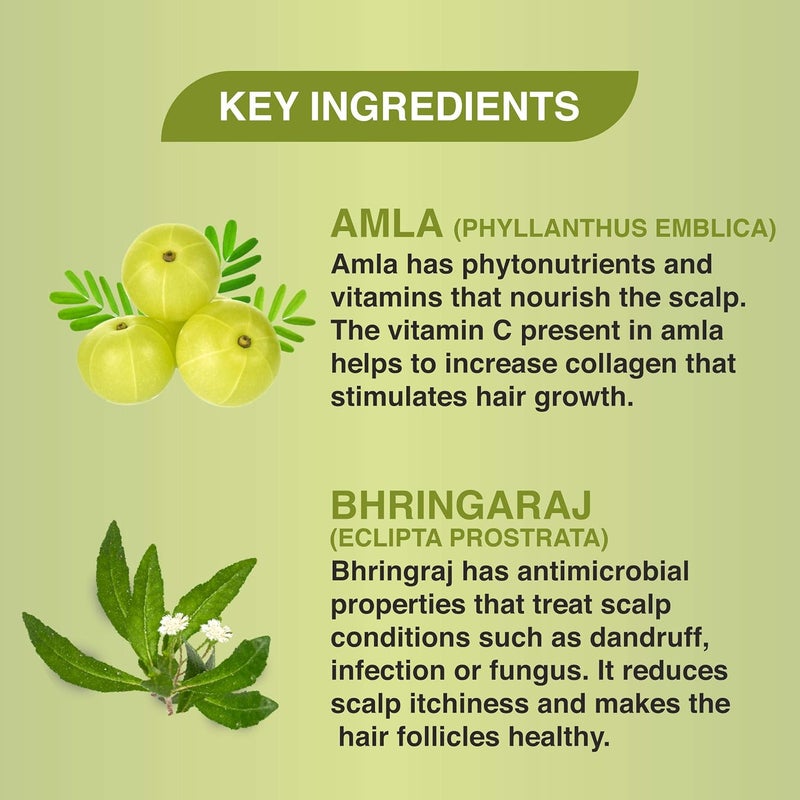 Khadi Veda Amla Bhringraj Hair Conditioner For Hair 200Ml Each Pack OF 2 - Image 4