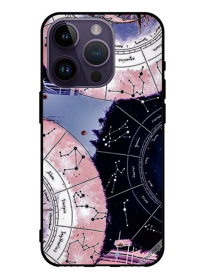 Covernex Protective Case Cover For Apple iPhone 14 Pro Zodiac & Astrology Wallpaper - Image 1