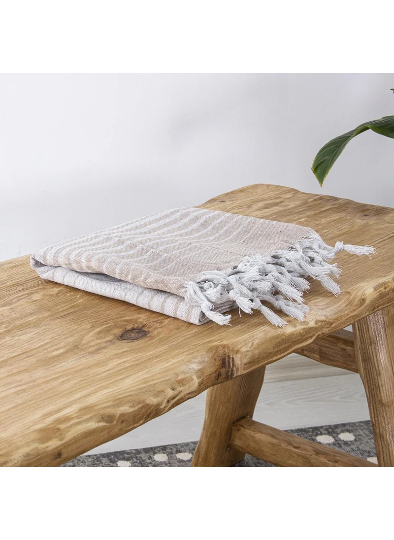 هوميديوس Cotton Loincloth Alagra Beige Set of 2