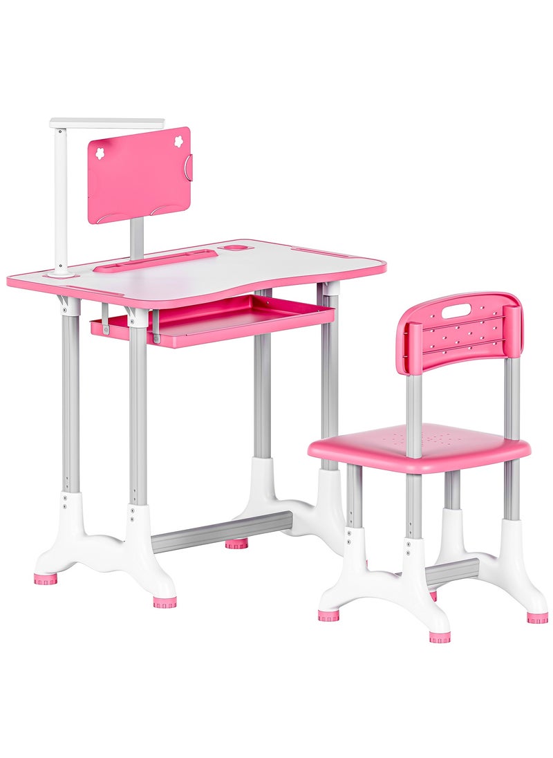 Funz - Educational children's desk consisting of a study table and chair with Light - Image 1