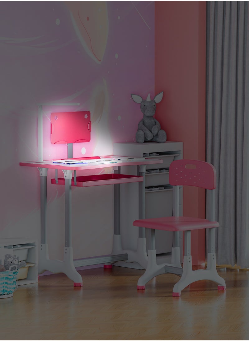 Funz - Educational children's desk consisting of a study table and chair with Light - Image 1