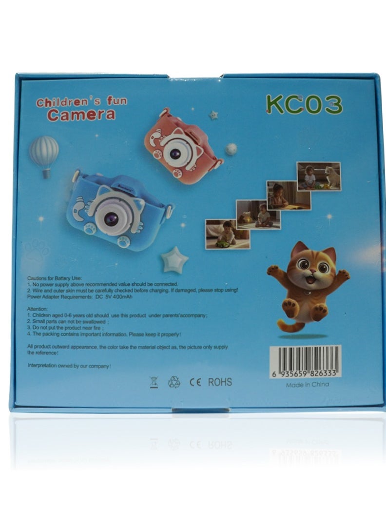 Smartbarry - KC03 HD Kids Digital Selfie Camera || Dual Front & Rear Lenses, 2.0" Display, 1080p Video, Built-In Games & Timer – Rechargeable Toy Camera for Toddlers, Boys & Girls - Image 1