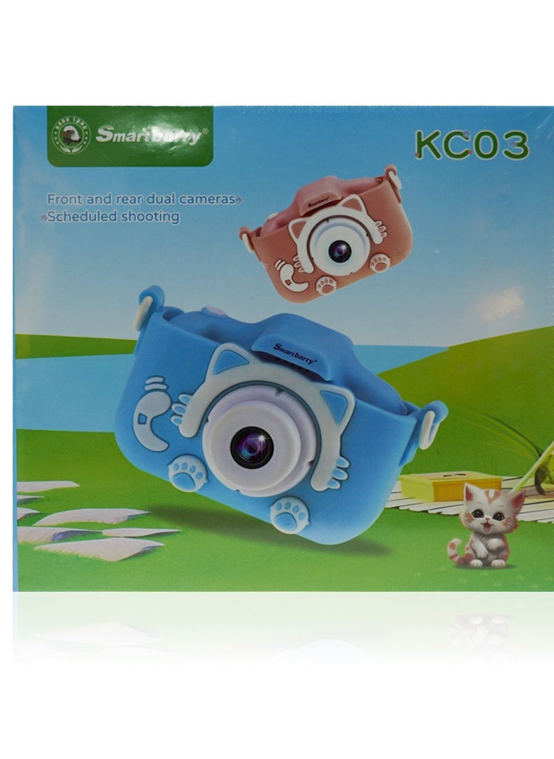 Smartbarry - KC03 HD Kids Digital Selfie Camera || Dual Front & Rear Lenses, 2.0" Display, 1080p Video, Built-In Games & Timer – Rechargeable Toy Camera for Toddlers, Boys & Girls - Image 1